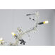 Canada 20 Light 52 inch Chrome Chandelier Ceiling Light